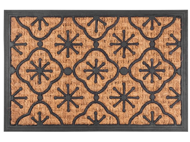 Rohožka MagicHome RBP 102, pred dvere, Church, 40x60 cm, guma/panama