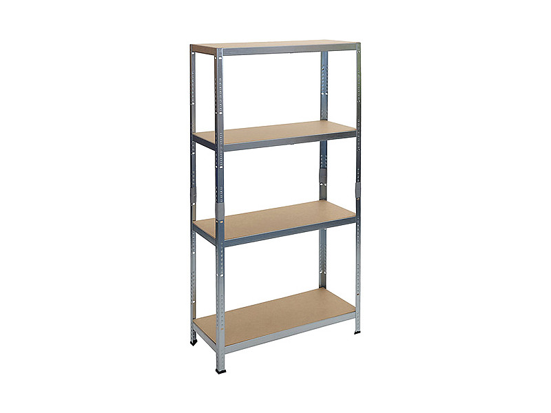 Regál Racks RAT20 HD, kovový, MDF, 4 police, 1800x900x450 mm, max. 175 kg/polica