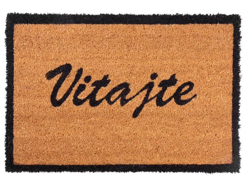 Rohožka MagicHome RBC 199, pred dvere, Vitajte, 40x60 cm, guma/kokos
