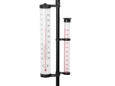 Meteostanica SWS29, 158 cm, záhradný zrážkomer, teplomer, solárna lampa, smer vetra