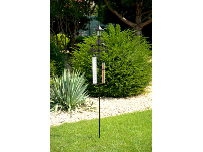 Meteostanica SWS29, 158 cm, záhradný zrážkomer, teplomer, solárna lampa, smer vetra