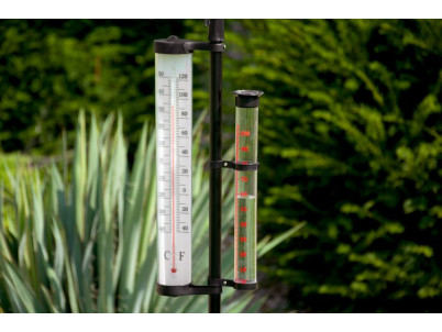 Meteostanica SWS29, 158 cm, záhradný zrážkomer, teplomer, solárna lampa, smer vetra