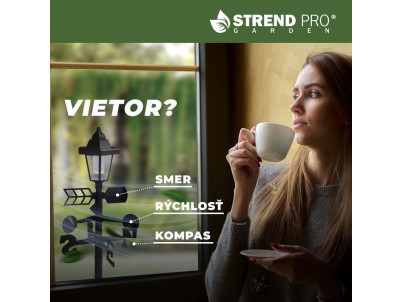 Meteostanica SWS29, 158 cm, záhradný zrážkomer, teplomer, solárna lampa, smer vetra