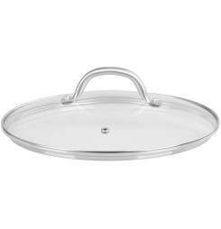 Pokrievka MagicHome Copper Line, sklenená, 26 cm