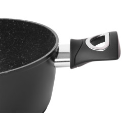 Hrniec MagicHome Black Line, 20 cm, 2100 ml, s pokrievkou