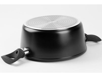 Hrniec MagicHome Black Line, 24 cm, 4000 ml, s pokrievkou