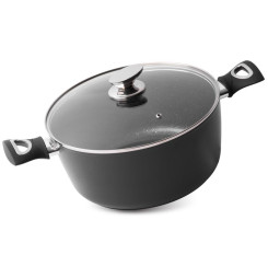 Hrniec MagicHome Black Line, 28 cm, 5900 ml, s pokrievkou