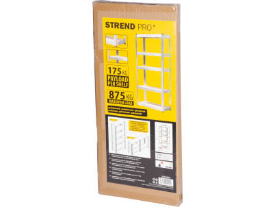 Regál Racks RAT40 MS, kovový, MDF, 5 políc, 1800x900x400 mm, max. 175 kg/polica