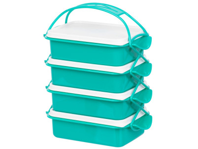 Obedár MagicHome CS336, 4 dielny, 4x 1000 ml, PP/PE, 24,3x14,6x29,5 cm Obedár MagicHome CS336, 4 dielny, 4x 1000 ml, PP/PE, 24,3x14,6x29,5 cm