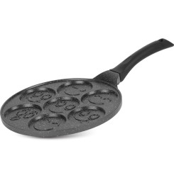 Panvica MagicHome, indukcia, 27 cm, na lievance a volské oko, so smajlíkmi, na 7 kusov