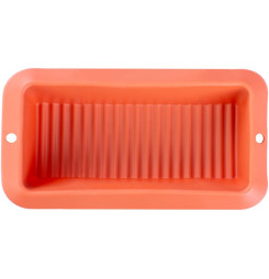 Forma MagicHome, na pečenie, na chlieb/bochník, silikón, červená, 24x12,5 cm