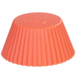 Forma MagicHome, na pečenie, na cupcake, silikón, červená, set 6 ks, 6,5x6,5x3 cm