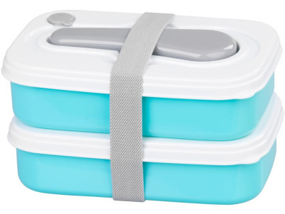 Obedár MagicHome, hranatý, 2 dielny, s vidličkou/lyžicou, 2x 1000 ml, 20,8x13,5x12,4 cm Obedár MagicHome, hranatý, 2 dielny, s vidličkou/lyžicou, 2x 1000 ml, 20,8x13,5x12,4 cm