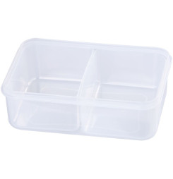 Obedár MagicHome, hranatý, s vidličkou a lyžicou, 2 priehradky, 1500 ml, 22x15,2x7,6 cm