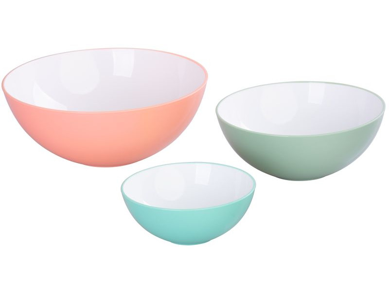 Miska MagicHome, šalátová, 600/1500/3000 ml, sada 3 ks Miska MagicHome, šalátová, 600/1500/3000 ml, sada 3 ks