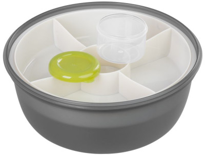 Obedár MagicHome, okrúhly, s vidličkou/lyžicou, 1200 ml, 21,1x9,7 cm Obedár MagicHome, okrúhly, s vidličkou/lyžicou, 1200 ml, 21,1x9,7 cm