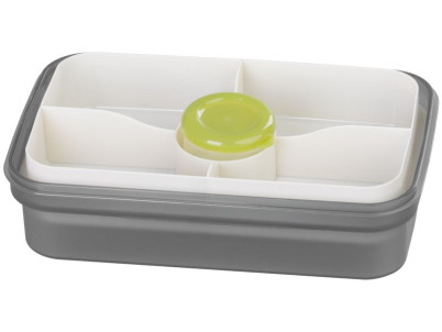 Obedár MagicHome, hranatý, s vidličkou/lyžicou, 1200 ml, 23x15x8,8 cm Obedár MagicHome, hranatý, s vidličkou/lyžicou, 1200 ml, 23x15x8,8 cm