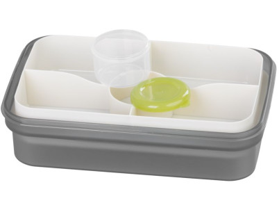 Obedár MagicHome, hranatý, s vidličkou/lyžicou, 1200 ml, 23x15x8,8 cm Obedár MagicHome, hranatý, s vidličkou/lyžicou, 1200 ml, 23x15x8,8 cm