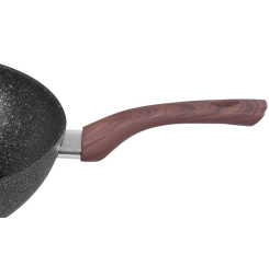 Panvica Wok MagicHome Black Marble Line, 28 cm