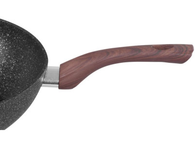 Panvica Wok MagicHome Black Marble Line, 28 cm