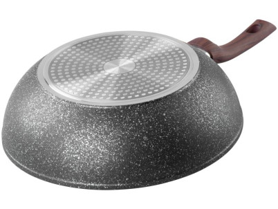 Panvica Wok MagicHome Black Marble Line, 28 cm