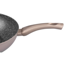 Panvica Wok MagicHome Coffee Brown Line, 28 cm