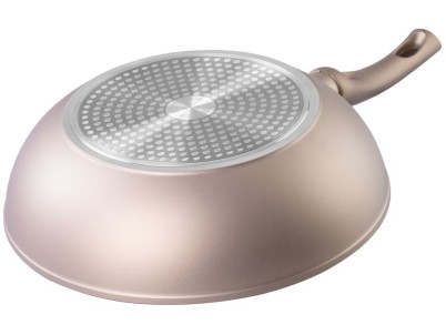 Panvica Wok MagicHome Coffee Brown Line, 28 cm