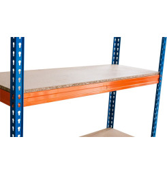Regál Racks RAT60 HD, kovový, 4 police, 1800x1800x600 mm, max. 600 kg/polica