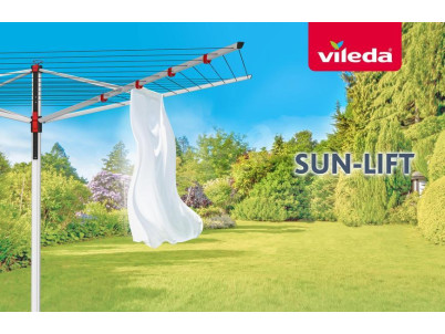 Sušiak na prádlo Vileda Sun-Lift, sušiak na bielizeň, záhradný, vonkajší