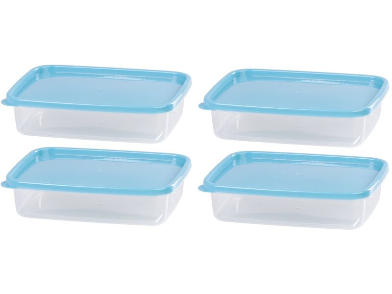 Dóza MagicHome Lunchbox set YH126, obdĺžniková, sada 4 ks, 1000 ml, 215x155x55 mm