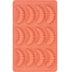 Forma MagicHome, na pečenie, silikón, na 12 vanilkových rožkov, 27,3x17x2 cm