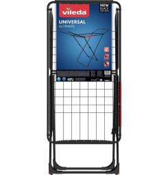 Sušiak na prádlo Vileda Universal, na bielizeň, čierny, skladací, 18 m