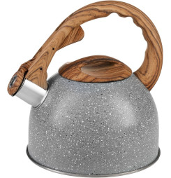 Čajník MagicHome, pískací, šedý, 2500 ml