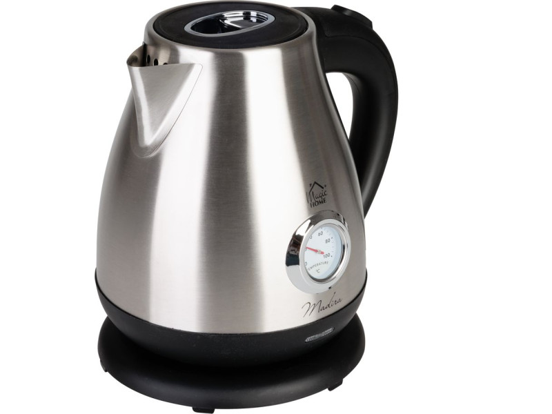 Kanvica MagicHome Madira, 1850-2200 W, 230 V, 50 Hz, 1700 ml, rýchlovarná, s teplomerom