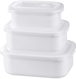 Dóza MagicHome Lunchbox set MB41, sada 3 ks, 700/1300/2100 ml, obdĺžniková, otvárateľné veko