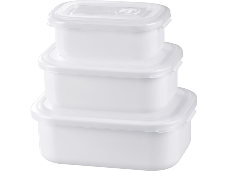 Dóza MagicHome Lunchbox set MB41, sada 3 ks, 700/1300/2100 ml, obdĺžniková, otvárateľné veko