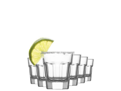 Pohár Aras, LAV, sklenený, na likér/destilát, 45 ml, 49x56 mm, bal. 6 ks Pohár Aras, LAV, sklenený, na likér/destilát, 45 ml, 49x56 mm, bal. 6 ks