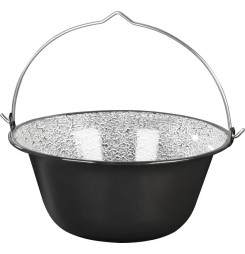 Kotlík MagicHome, na guľáš, 12 lit., 39,8x18 cm, smaltovaný, čierny, bez pokrievky