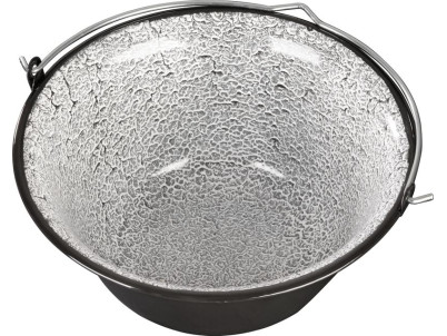 Kotlík MagicHome, na guľáš, 12 lit., 39,8x18 cm, smaltovaný, čierny, bez pokrievky