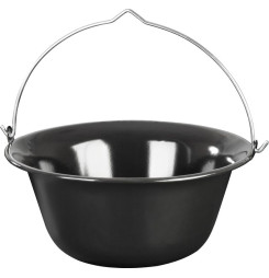 Kotlík MagicHome, na guľáš, 12 lit., 39,8x18 cm, smaltovaný, sivo-čierny, bez pokrievky