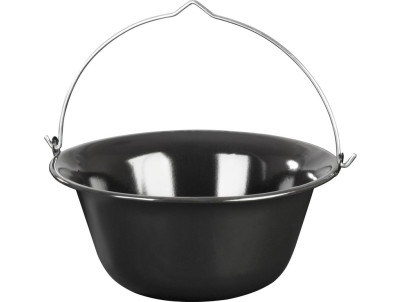 Kotlík MagicHome, na guľáš, 12 lit., 39,8x18 cm, smaltovaný, sivo-čierny, bez pokrievky