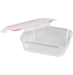 Dóza MagicHome, obdĺžniková, 1000 ml, s vekom, Clip, sklenená