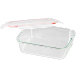 Dóza MagicHome, obdĺžniková, 1500 ml, s vekom, Clip, sklenená