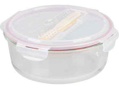 Dóza MagicHome, okrúhla, 1200 ml, s vekom, s príborom, Clip