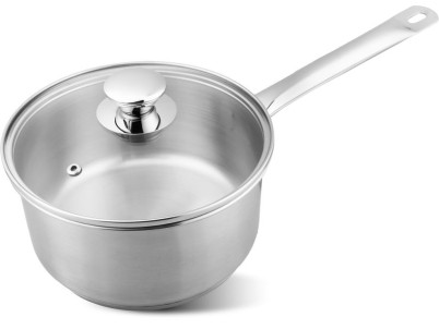 Rajnica MagicHome Chloe, 18 cm, 2 lit. so sklenenou pokrievkou, nerez