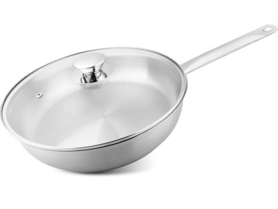 Panvica MagicHome Chloe, 26 cm, 3,2 lit., so sklenenou pokrievkou, nerez
