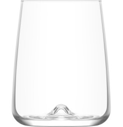 Pohár Terra, LAV, sklenený, na vodu, 360 ml, 64x100 mm, bal. 6 ks
