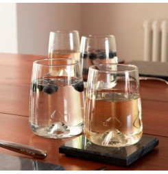 Pohár Terra, LAV, sklenený, na vodu, 360 ml, 64x100 mm, bal. 6 ks