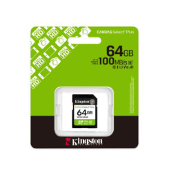 KINGSTON Canvas Select+ SD karta, 64 GB, 100MB/s