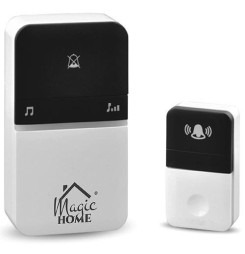 Zvonček MagicHome Intelligent8, bezdrôtový, kinetický, senzor pohybu, počet melódií 16, IP44